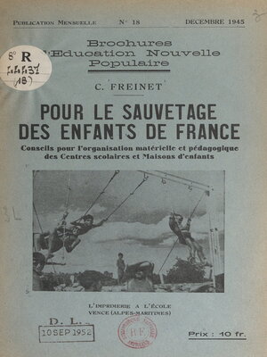 cover image of Pour le sauvetage des enfants de France